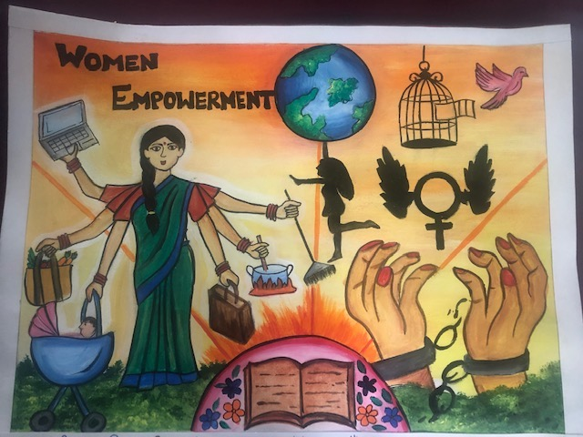 ELPrograms's tweet photo. In celebration of #InternationalWomensDay, #VirtualFellow Vicki Hale judged an art competition at a women’s college in #Visakhpatnam, #India.
#lifeofafellow #exchangeourworld #theworldisourclassroom https://t.co/uWpK7lDN4d