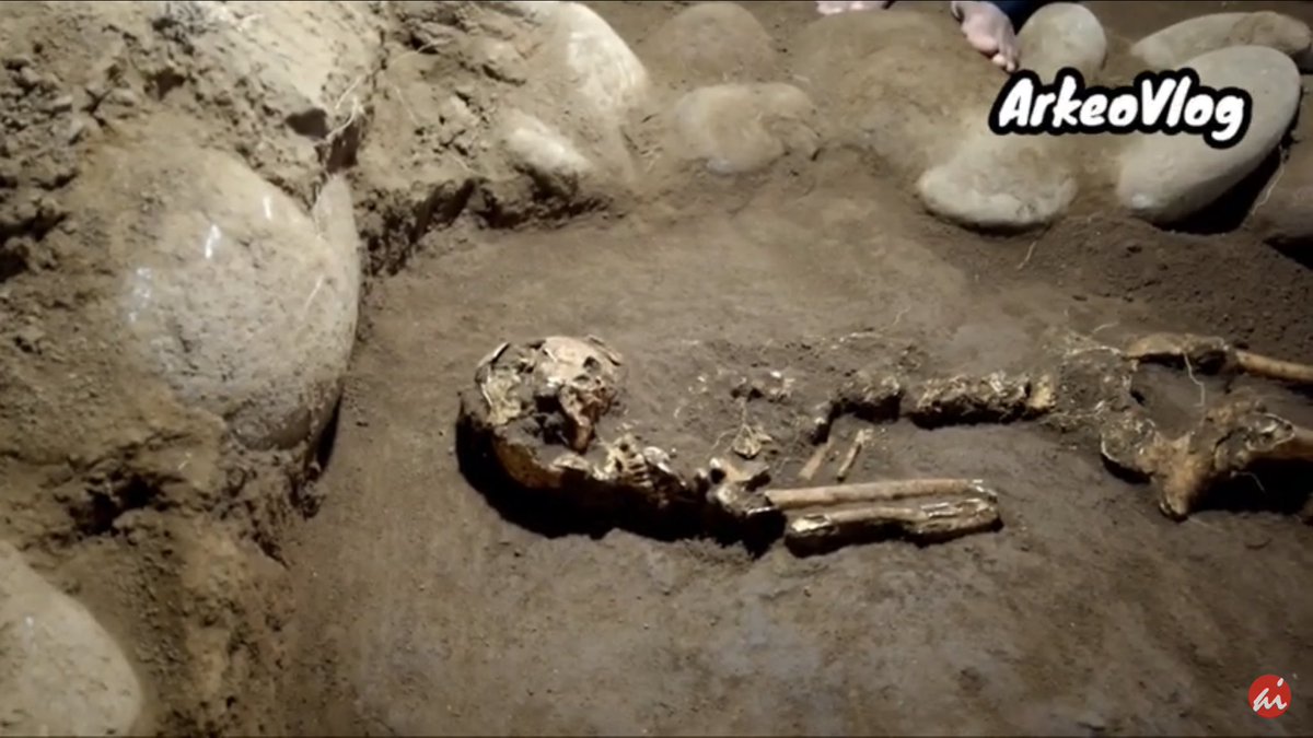 Human skeletons were discovered in the Kumitir excavation site.