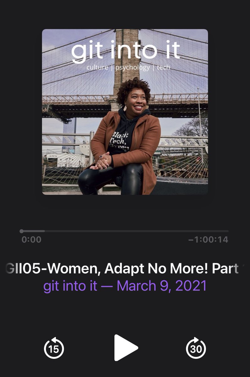 GitIntoItPod's tweet image. Our first guest interview!
Check out part 1 of 2!
Live now.
#podcast #podcasting #blackintech #nativeinstem
#WomensHistoryMonth