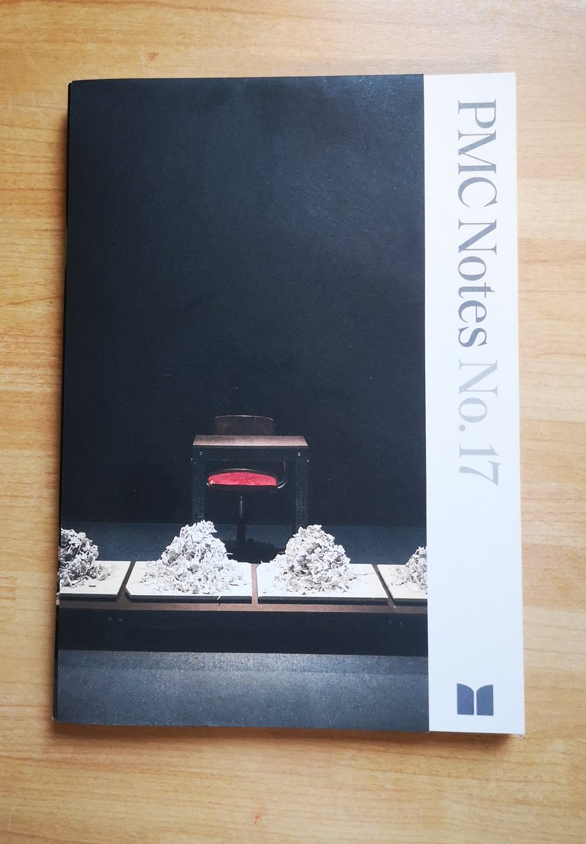 This has been up online for a little while now, but lovely to receive copies in the post today! Our essay 'Reclaiming Arctic Space' discussing #johnakomfrah work 'The Nine Muses' @SmokingDog @Lisson_Gallery in @PaulMellonCentr PMC Notes latest edition - bit.ly/3t36CiX