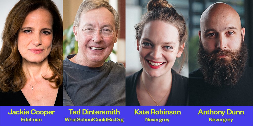 SXSWEDU's tweet photo. Tune in to featured session, Sir Ken Robinson: Looking Back, Looking Forward with @dintersmith, @amfermy, @KateRobinson89, and @JackiePRCooper. #SXSWEDU

https://t.co/JTgXC890Ur https://t.co/WwyrbonMiY