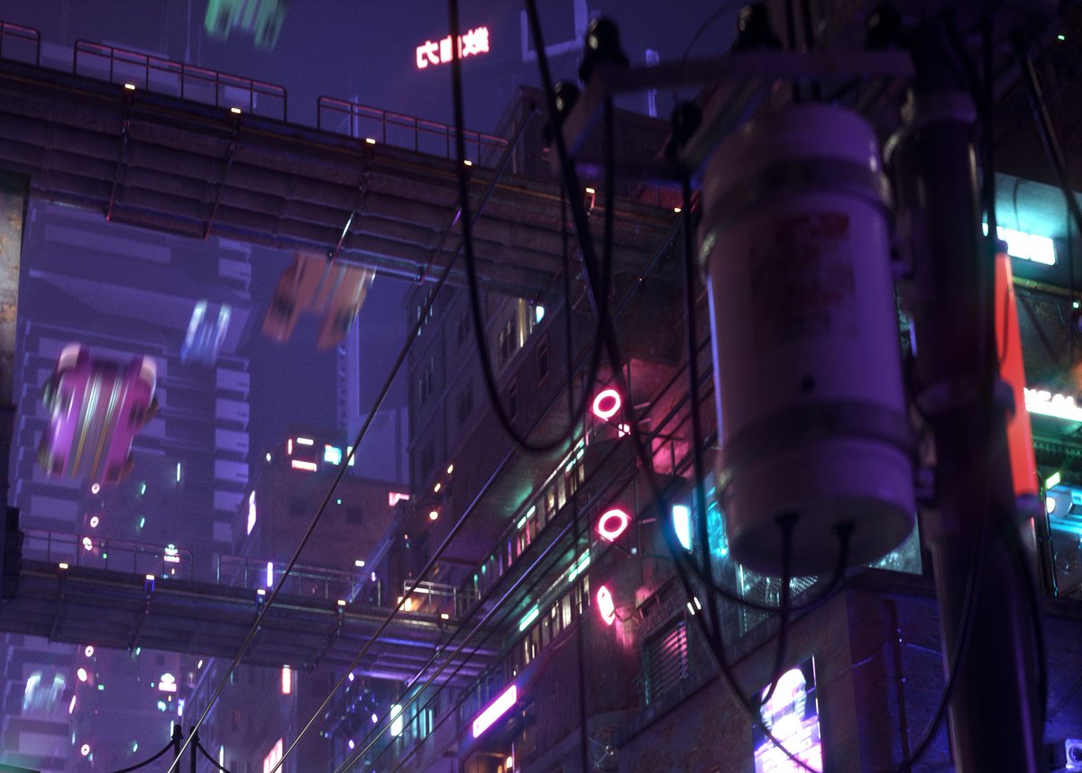 tropicalvirtual's tweet image. &quot;Night Shift 2187AD&quot;

available on @SuperRare 
🔗superrare.co/artwork-v2/nig…