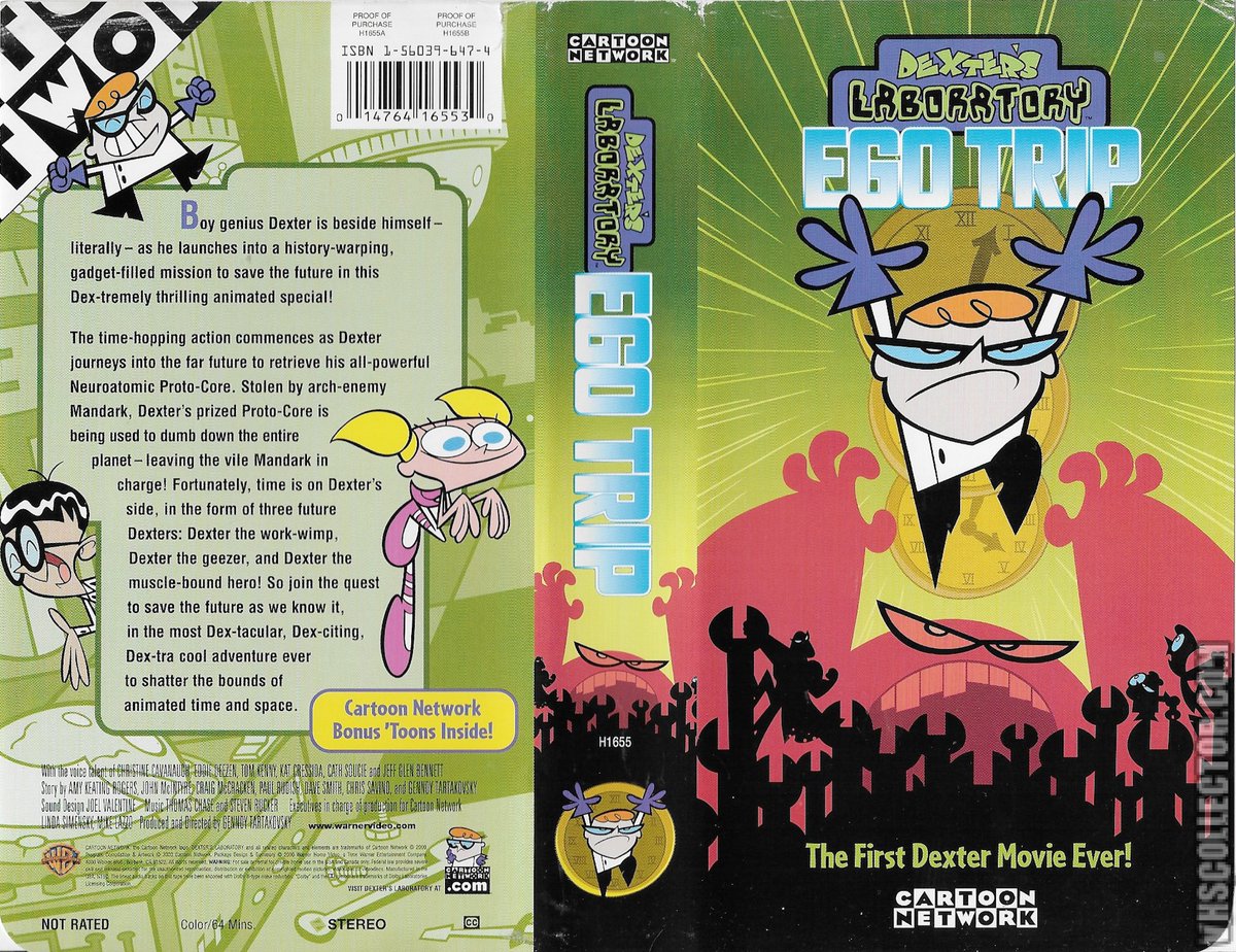 The VHS releases of Dexter's Laboratory (2000-2001) .