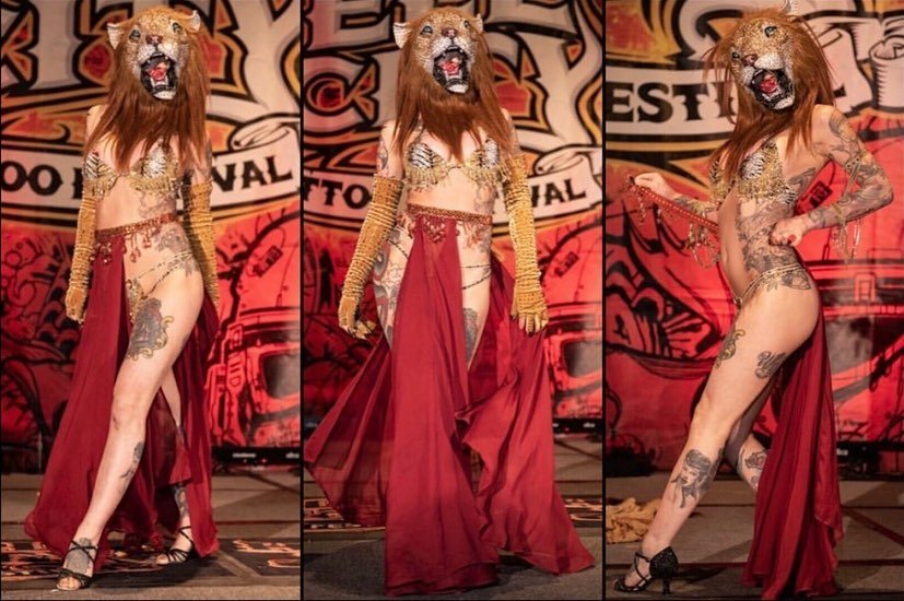 HellCity's tweet photo. @frankiefictitious performed her burlesque act all 3 days at @hell_city Columbus 2019. 📷’s: @tmronin & @sobellesg
#hellcity #hellcity2019 #hellcitytattoofest #hellcitytattoofestival #artwork #frankiefictitious #liveperformance #burlesque https://t.co/NfgMRAJ1FI