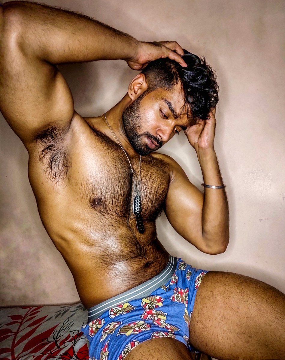 Have you seen this perfectly manly, rugged, sweaty  and hairy look of @HarshSinghX1.If not, this is for you guys😉
Njoy the pic and start imaging this body as you want.
To see this manly look in action go subscribe his onlyfans at onlyfans.com/harshaX

Retweet more to get more
