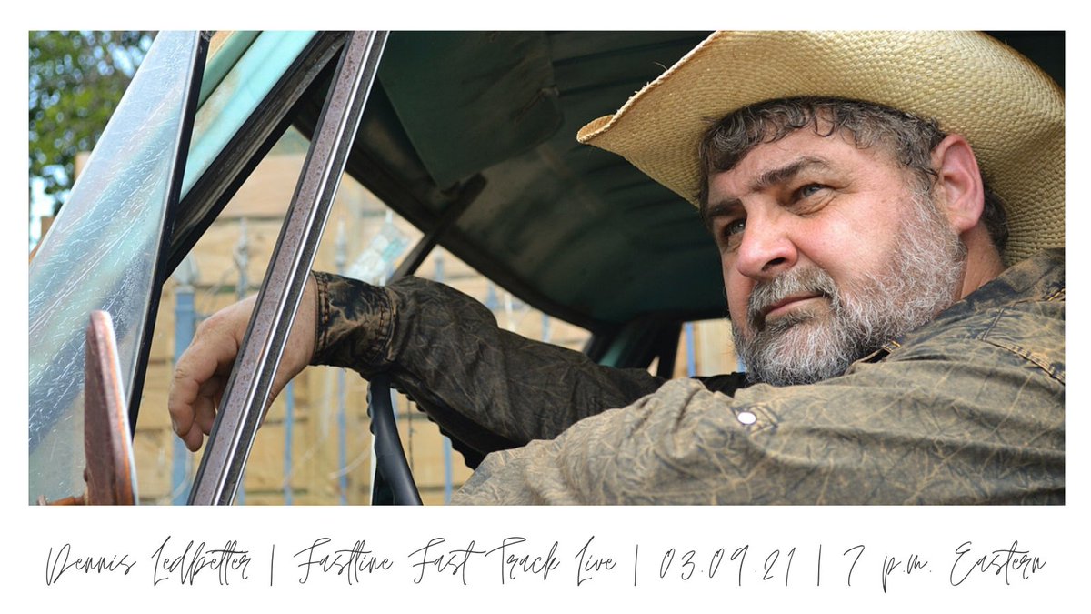 FastTrackNation's tweet image. We have honky-tonk star Dennis Ledbetter on the livestream on the Fastline Fast Track Facebook page and YouTube channel today at 7 p.m. ET. Y&apos;all come. #countrymusic #honkytonk #livestream #agriculture #farming #radioshow #onair #louisiana #texas #nashville #whiskey #podcast