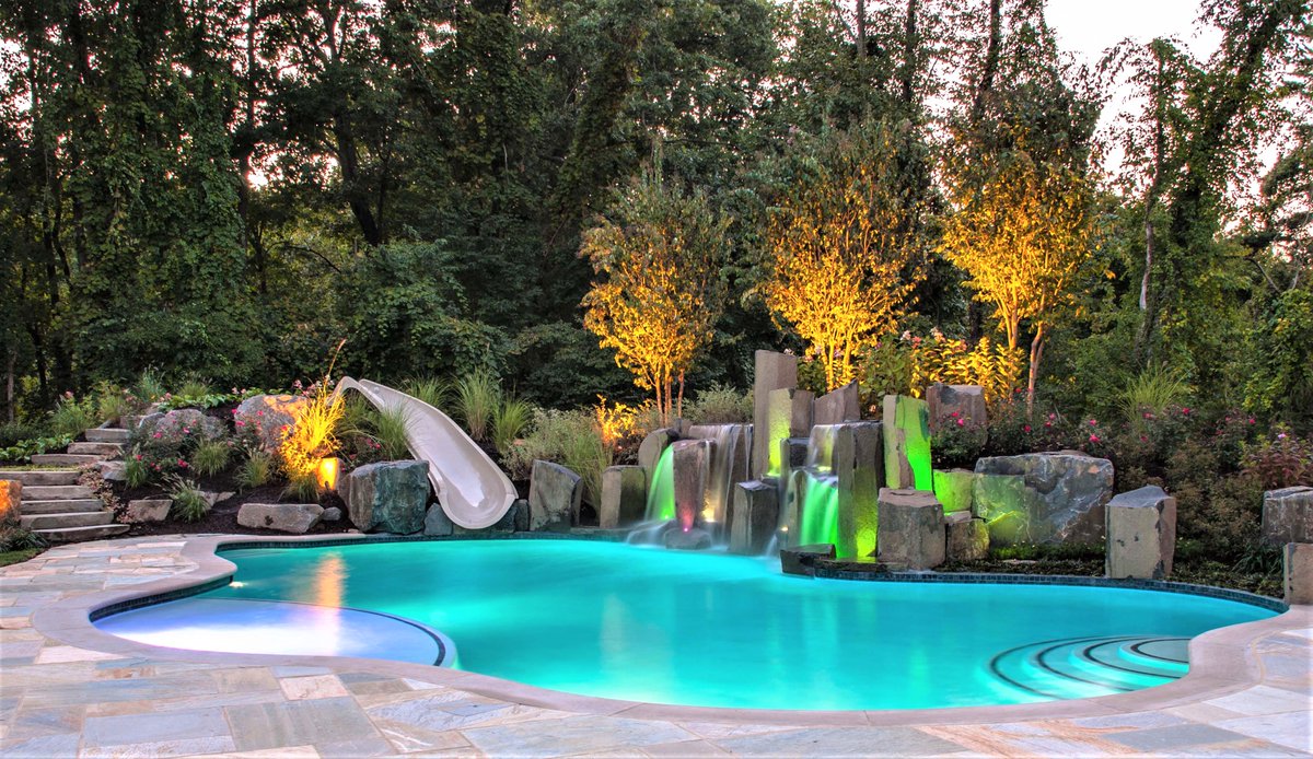 Where luxury meets nature... #pooll #poolconstruction #staycation #pooldesign #landscapearchitecture #outdoorliving #luxurypools #wedoitall #dreambig #outdoorlivingspace #backyarddesign #TurnkeyProjects #wedoitall #bettercallcip! 201-785-0800