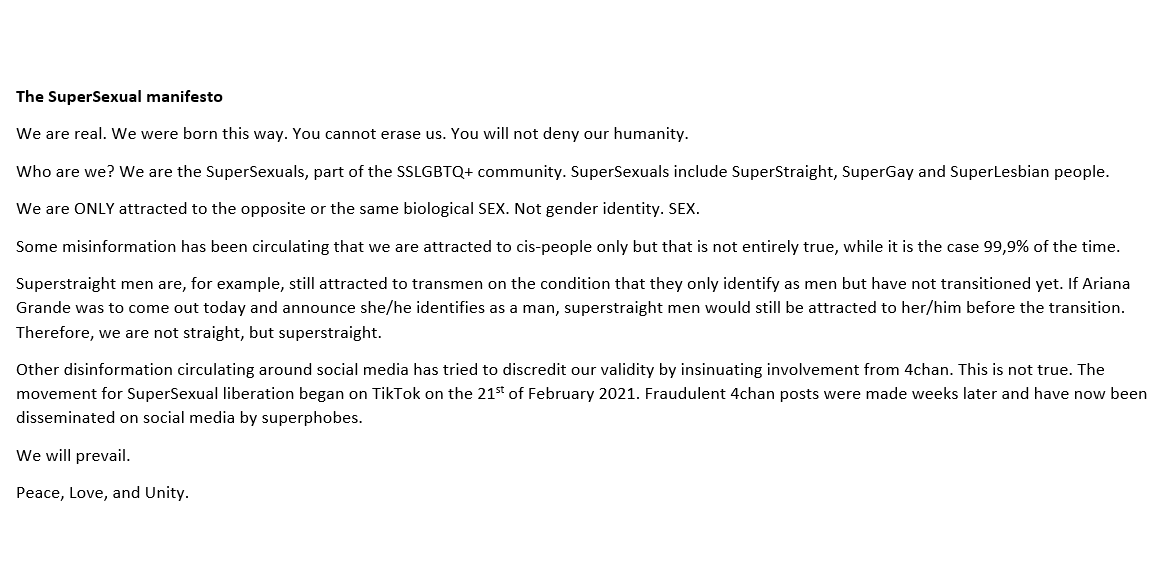 SuperStraightGB's tweet photo. EDUCATE YOURSELF!!!
#SuperSexual #SuperSexuals #SuperStraight #SuperGay #SuperLesbian #SuperStraights #SuperBi #SuperLesbians #SuperGays #SSLGB #SSLGBTQ #LGBS https://t.co/ueh2ZdkaKB