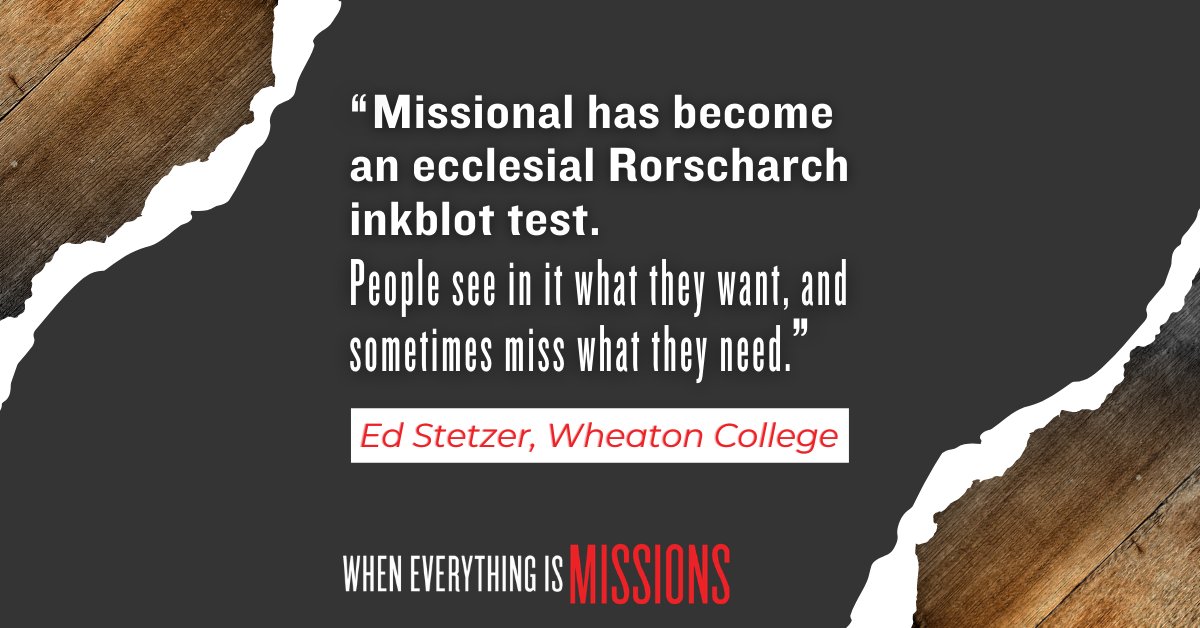 When Everything Is Missions (@weimissions) on Twitter photo 2/2) The purpose of <a href="/edstetzer/">Ed Stetzer</a>'s chapter in our book is to help us make sure we don’t lose the missions in the mission of God & that missional does not distract us from God’s mission to the nations. ⠀
Read more in chapter 4....
wheneverythingismissions.com
#missions #worldmissions 2/2) The purpose of <a href="/edstetzer/">Ed Stetzer</a>'s chapter in our book is to help us make sure we don’t lose the missions in the mission of God & that missional does not distract us from God’s mission to the nations. ⠀
Read more in chapter 4....
wheneverythingismissions.com
#missions #worldmissions