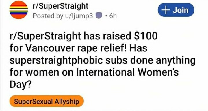 SuperStraightTW's tweet photo. How is #SuperStraight a bad movement? https://t.co/zvE1PsvDTp