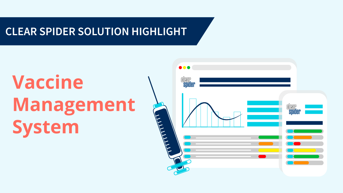 The delivery of a smooth vaccine roll-out is critical. Check out our latest #blogpost and learn about how Clear Spider's Vaccine Management System can help your organization today! bit.ly/CS-VMS

#vaccinemanagement #vaccinetracking #vaccine #covid19 #inventorymanagement