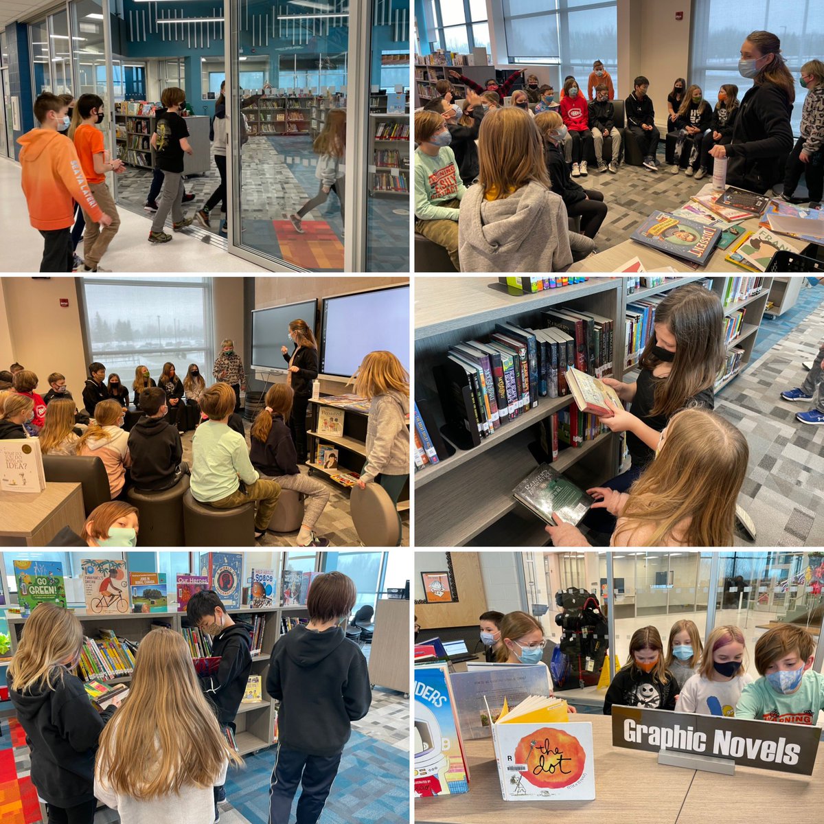 MsWhitneys5s's tweet photo. The excitement is REAL! We had the opportunity to visit our Learning Commons this morning, for the first time! Thank you @MsWellsTaylor for welcoming us into this amazing space. We can’t wait to come back SOON❤️📚#HHEHighlights https://t.co/nK6O5hqcuj