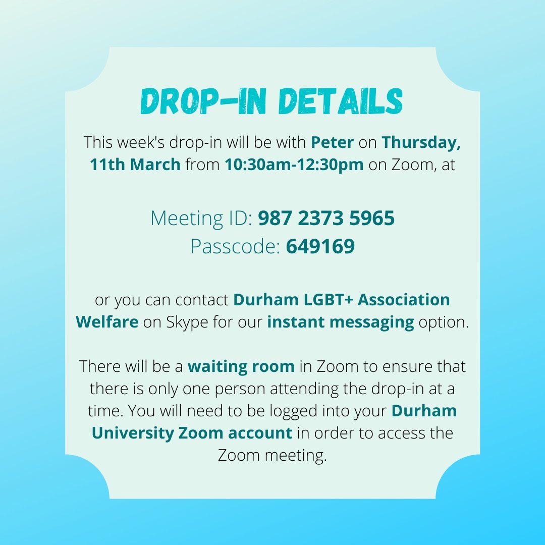 Durham LGBT+ Association tweet media