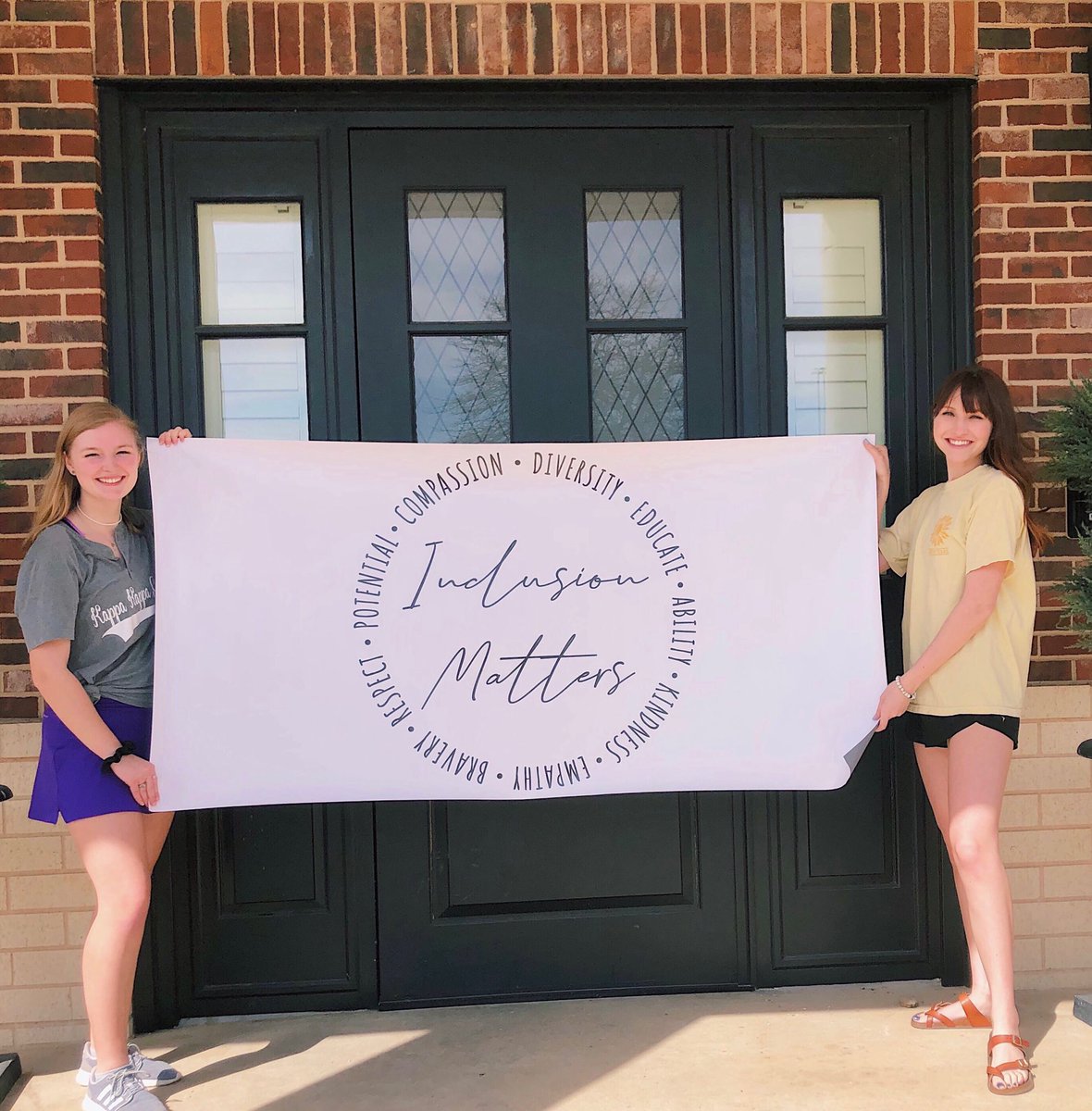 UNTBestBuddies's tweet photo. Spreading inclusion across campus!🤩💜 WE RAISED OVER $2,400!!! Thank you to everyone who helped us raise SO much money &amp; for pledging to stop using the r-word! Best Buddies love you! https://t.co/JqvBCEY1L1