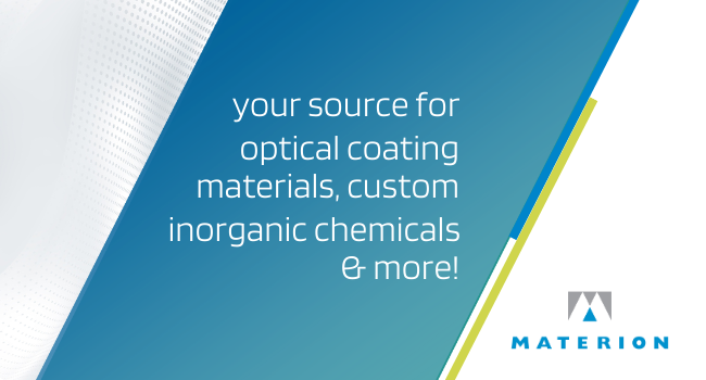 MaterionCorp's tweet photo. Materion is proud to support the Fluorescence Spectroscopy technology industry with materials including oxides for use as #evaporation materials, or as pure Hf, Ta, Nb, Al, and Si metals for reactive #sputteringtargets. 

Connect with us at #PhotonicsWest: https://t.co/j2ph0xtf0M https://t.co/ESBPijK4bX