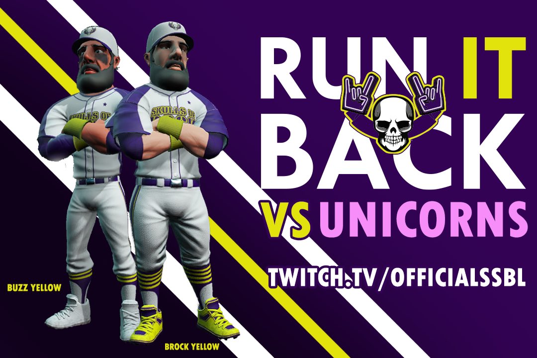 SkullsSSBL's tweet photo. We start our Season 6 journey tonight against @UnicornsSSBL! #RunItBack #ForTheSkulls https://t.co/LzpczQ7wzF