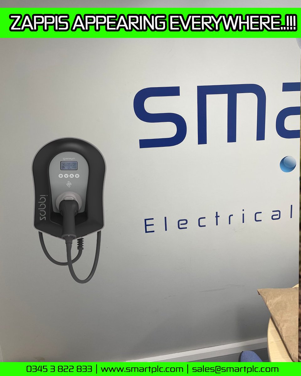 smartplc's tweet image. The Boss has had a surprise!!!

The march hare has been breeding in his office - isn&apos;t it time you had a Zappi of your own?

Contact us today.

#marchhare #zappi #officehare #breeding #evcharging #installations #electrical
