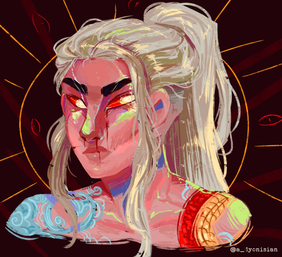 dyonisian_'s tweet photo. pensei em não postar isso, mas foi um teste de pintura e estilo q foi legal de fazer. https://t.co/pRF4tqEojL