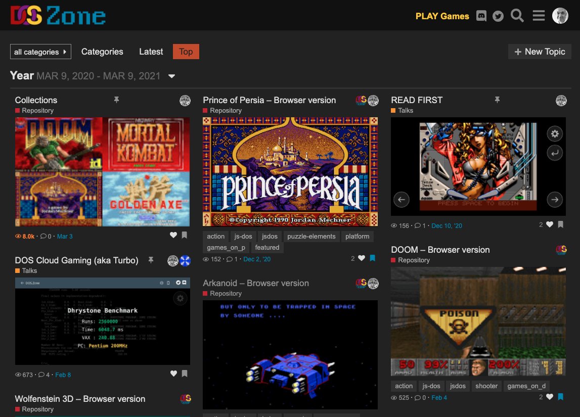 microsiervos's tweet image. DOS.Zone: un archivo con miles de juegos retro de la época DOS que funcionan en el navegador y el móvil #juegos | por @Alvy microsiervos.com/archivo/juegos…