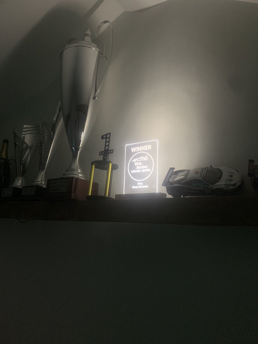 First sim racing trophy in the bag 🍾👍 @ARTSimEsports <a href="/iRacing/">iRacing</a> <a href="/RaceSkipBarber/">SkipBarberRaceSeries</a>