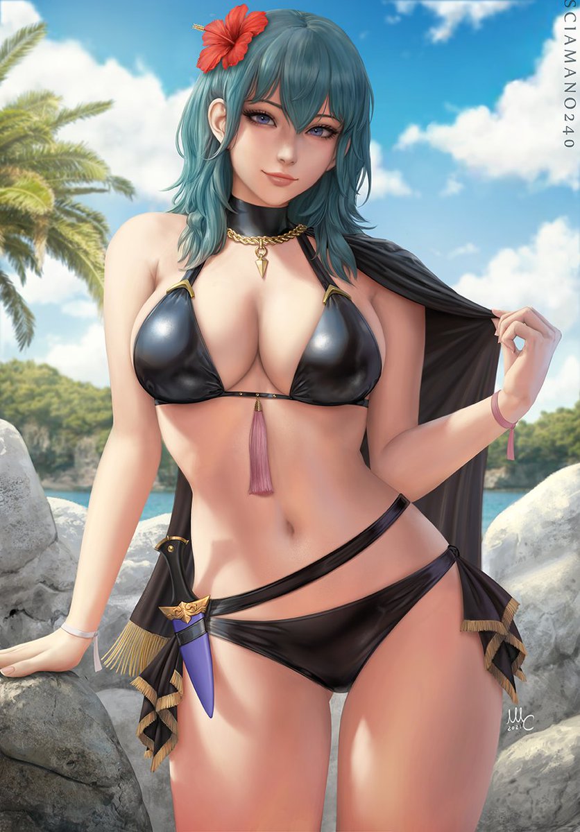 RT @sciamano240: Summer Byleth from Fire Emblem Heroes. First reward of the March Patreon pack. https://t.co/N5PeSVjaq8
