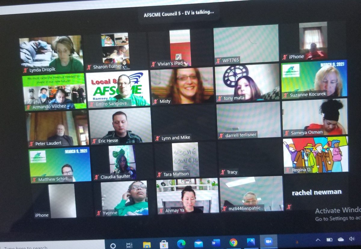 AFSCME Day on the Hill. Hundreds of AFSCME C5 members meeting with their legislators and asking to invest in our communities. #UnitedInRecovery #MNLeg #InvestInUs