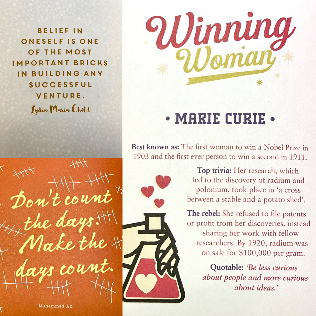 NAWIC_RVA141's tweet photo. Happy ninth day of Women’s History Month and third day of WIC Week!!!
#belief #buildingsuccess #mariecurie #makethedayscount #beauty #becritical #failureisimpossible #susanbanthony
#nawicrva #wicweek21rva #wicweek2021 #nawic #rva #richmond #richmondva #dailyinspiration https://t.co/SerqcoyCFa
