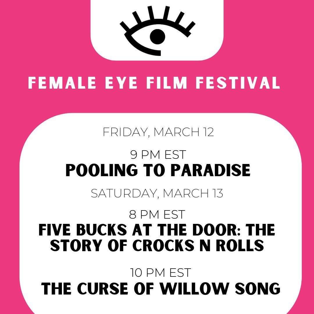 FemaleEye's tweet photo. 🗣COMING UP THIS WEEKEND🗣
✨ ONLY ON ENCORE+ ✨
#FeFF2021 @encoreplusmedia https://t.co/5xXrP1eq14