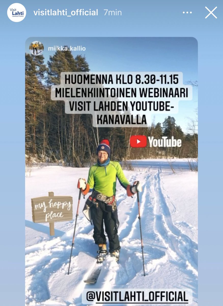 kallio_tiina's tweet photo. Tämäkin tyyppi👇äänessä huomenna @VisitLahti Uusi Aika -matkailun ajankohtaiswebinaarissa. 
Tule mukaan ➡️ https://t.co/1xinWQGMbB https://t.co/PXRfD1ECyk