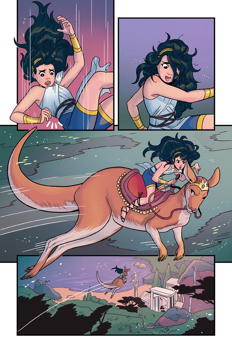 My first Wonder Woman: Young Diana short is out tomorrow! Diana is getting into all kinds of trouble. 