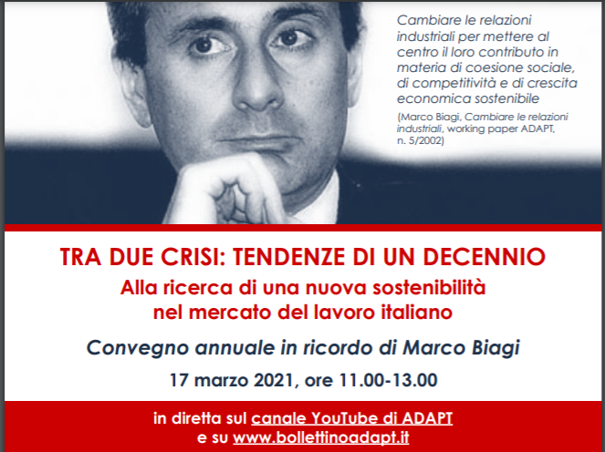MicheTiraboschi's tweet photo. Alla ricerca di una nuova sostenibilità. Un impegno che parte nel 2001, col contributo di Marco Biagi al gruppo di alto profilo della Commissione UE sulle relazioni industriali https://t.co/Aduf1W81PZ e che continua col rapporto annuale @ADAPTland sulla contrattazione collettiva https://t.co/DSWChDnvxb