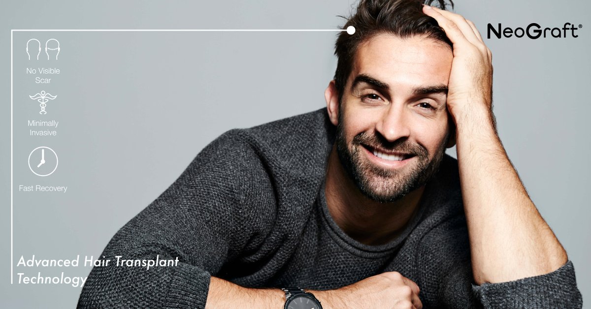 Instead of a scalpel, NeoGraft® uses advanced technology to comfortably extract your own individual hair follicles from areas where terminal hair exists and then reimplants them where you need them. Find out if you are a good candidate today: bit.ly/VenusClinicFin…