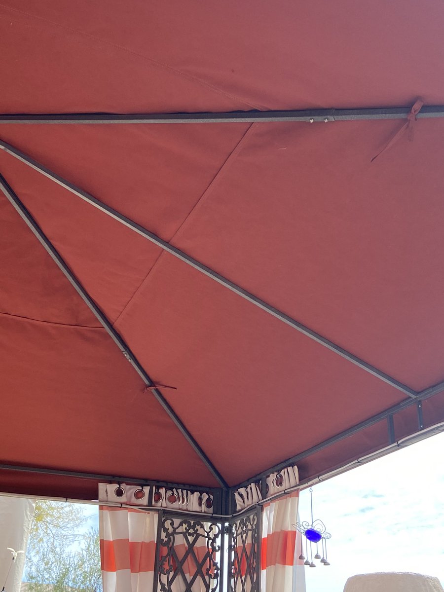 KZI_AZ's tweet image. Custom gazebo cover made and installed in this beautiful backyard oasis. #kziaz #kaizeninteriorsaz #sunbrella