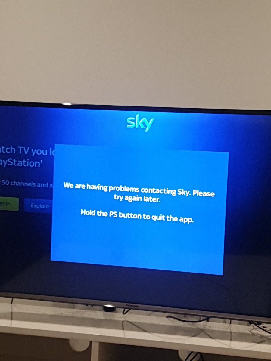 SheldrakeMax's tweet photo. @skytv hi sky go as an application isn't working, please help as one cannot live with sly sport. Many thanks https://t.co/WjpdVaLUoX