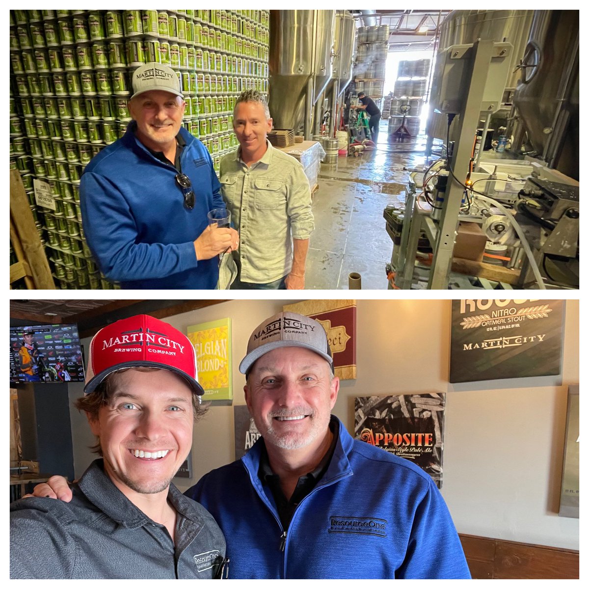 Taking in the sights (and tastes) at one of our favorite Midwest breweries, <a href="/martincitybrew/">Martin City Brewery</a>, alongside owner Matthew Moore.  
#KansasCity #Brewers #Recruiting