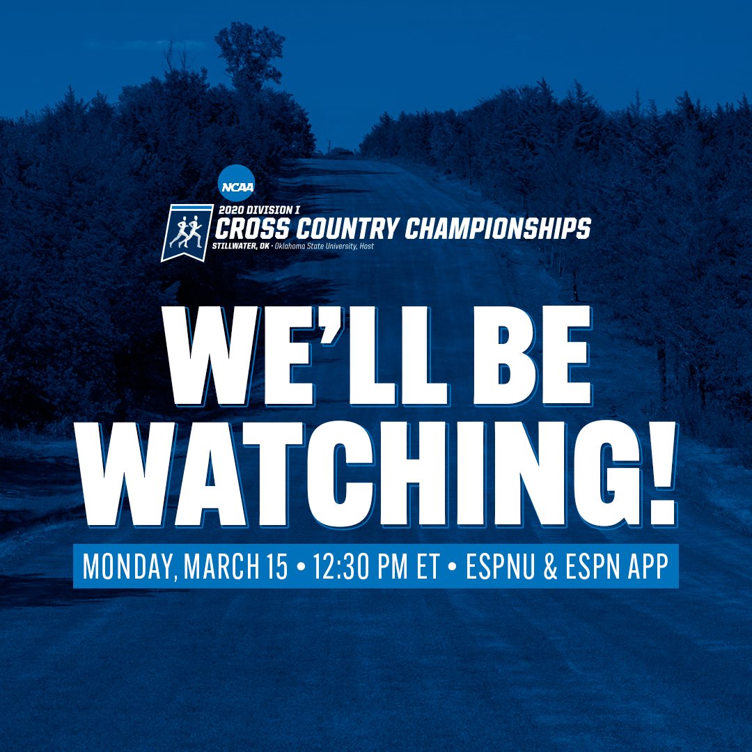 What are you doing on Monday, March 15th?  We’ll be watching San Francisco in the NCAA Division I Women’s Cross Country Championships on ESPNU at 12:30 PM ET.