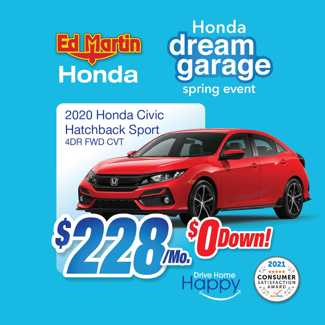 تويتر Edmartinhonda على تويتر Drive Home Happy In March From Ed Martin Honda And Save During The Honda Dream Garage Spring Event Do You Have Your New Honda Picked Out Yet
