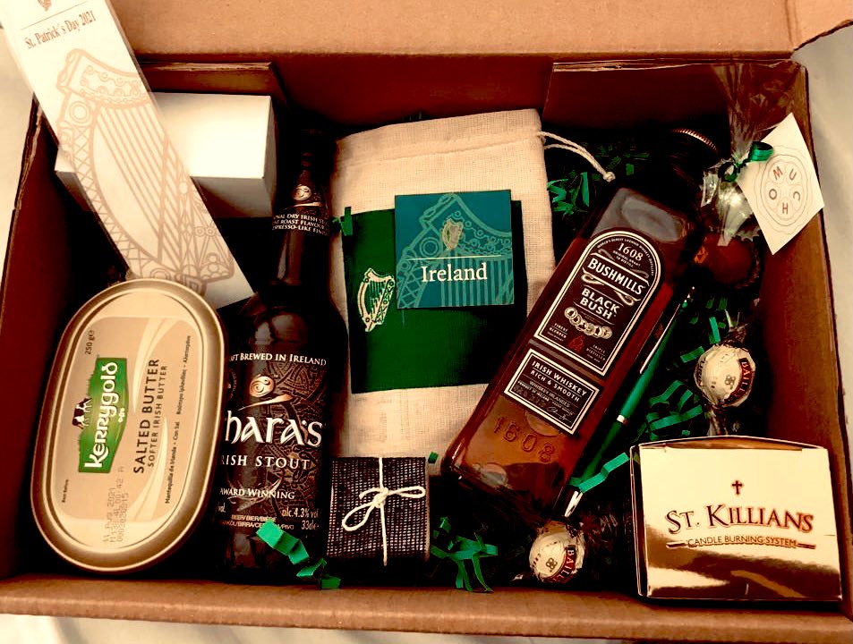 Have you entered our #StPatricksDay raffle yet?!

For a chance to win a box full of delectable Irish treats (see 📸 below!) all you have to do is: 
✅ Like this post 
✅ Retweet this post 
✅ Comment your full name 

☘️Only eligible for people resident in Mexico!