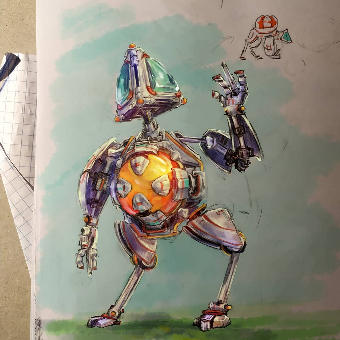 Cactusbrain2's tweet photo. I can't go wrong by starting this account with my dear Rob the robot
.
.
.
#digitalart #sketch #sketchbook #robotdesign #conceptart #mecha #pencildrawing #digitalart #digitaldrawing #scifiart #autobusfromthefuture #digitallighting #artstudy https://t.co/kCYdnR3XD4