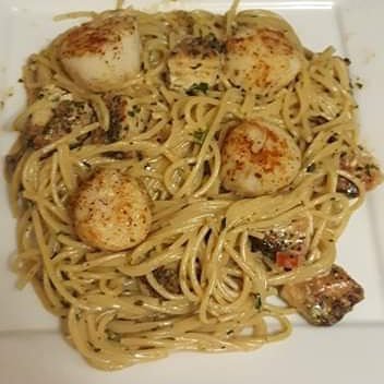 Cilantro chicken pasta with baked scallops https://t.co/oCcwrU7CLE<a href="/tag/thecomeback"class="tags"><span>#thecomeback</span></a><a href="/tag/v3fights"class="tags"><span>#v3fights</span></a>