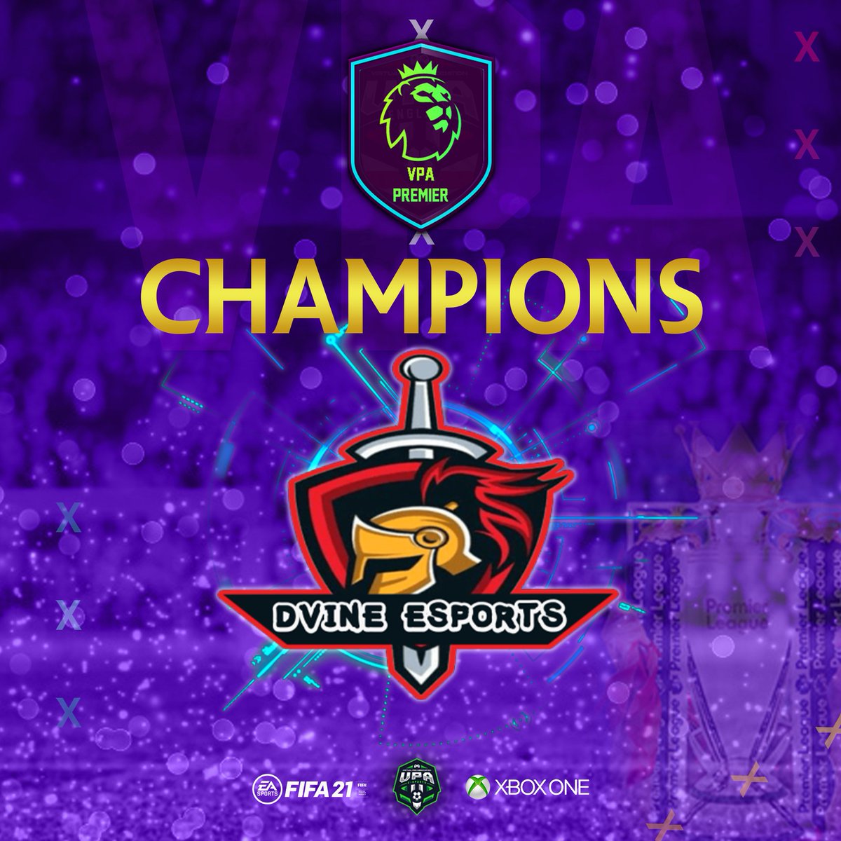 VPA England (@vpa_england) on Twitter photo Congratulations to <a href="/DvineEsports/">Dvine eSports</a> premier league Champions For Season 2 🏆🔥🔥🔥 Was A Close Season With Dvine Beating 1st Place Tonight To Clinch The Title Can They Defend The Crown For Season 3 Find Out Soon 👀 Congratulations to <a href="/DvineEsports/">Dvine eSports</a> premier league Champions For Season 2 🏆🔥🔥🔥 Was A Close Season With Dvine Beating 1st Place Tonight To Clinch The Title Can They Defend The Crown For Season 3 Find Out Soon 👀