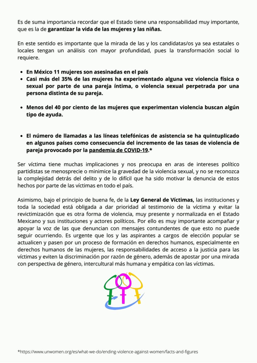 RedMYH's tweet photo. ⚠️ En el marco del Día Internacional de la Mujer, desde la #RedMyH hacemos un llamado a todas las personas aspirantes a algún cargo de elección popular. ⚠️ https://t.co/r4qcuR2gU4
