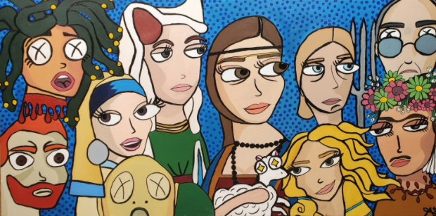 BlueDemonArt's tweet photo. Congratulations to Adalyn Williams! Her acrylic painting won 3rd place at the 2021 RU High School Art Show! @CHSBlueDemons https://t.co/j7y9RSJJ71