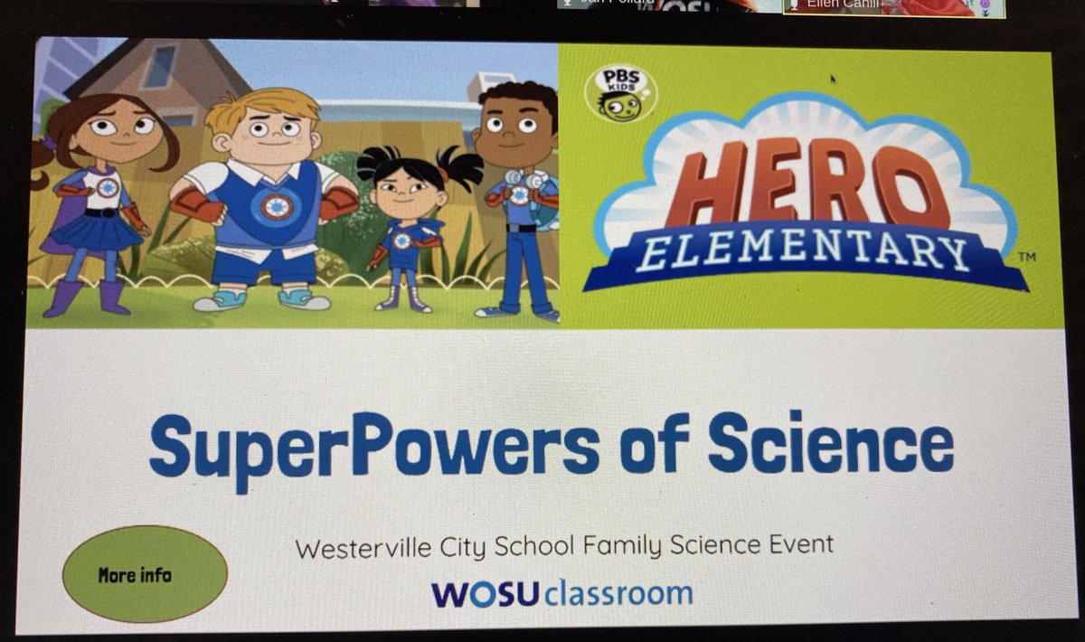 It’s WOSU Science Hero Night. Watching many of our <a href="/WCSOH/">Westerville Schools</a> elementary super scientists engage in science experiments is a great way to conclude the day!  Thanks <a href="/WOSU_Classroom/">WOSU Classroom</a> for partnering with our community!