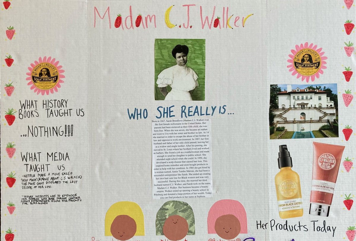 Solstice_East's tweet photo. Our students engaged in an academic seminar for Black History Month. Students researched a noteworthy black person in Math, Science, English and History and created a gallery walk to share their projects!

#SolsticeEast #Black #History #Month https://t.co/v6erTr0rBd