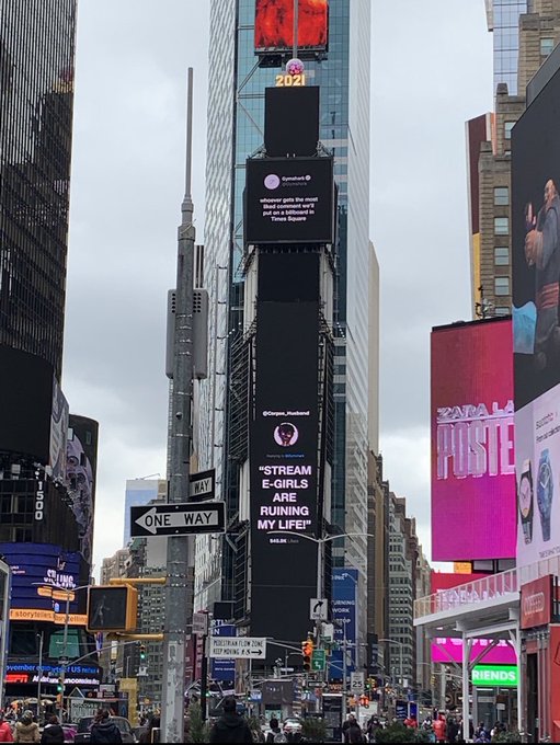 sophjoyyyy's tweet photo. CORPSE REALLY SAID A MONTH OF CHAOS 
#DAYWALKER #corpsebillboard https://t.co/T9asWWgnEZ