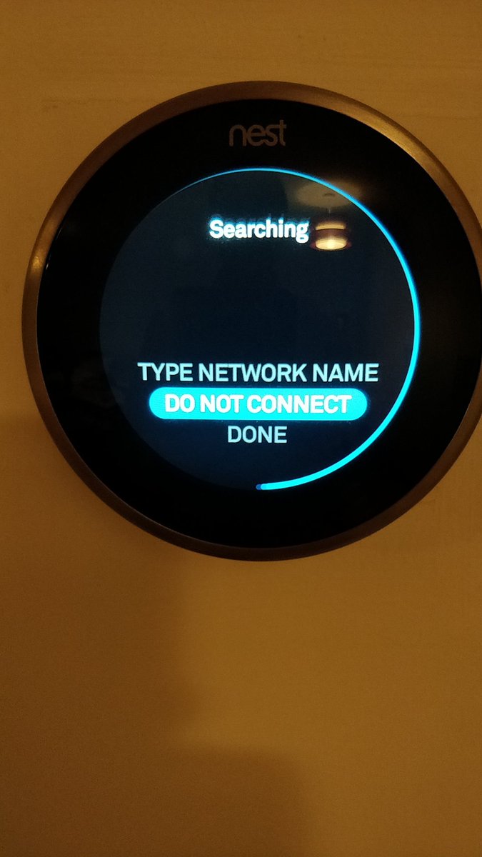 jamesmeier's tweet photo. @googlenesthelp Hey Nest! My nest can't find any networks, my other one works fine. It has been like this for a week. Can you help? https://t.co/NkWL2mEdCh