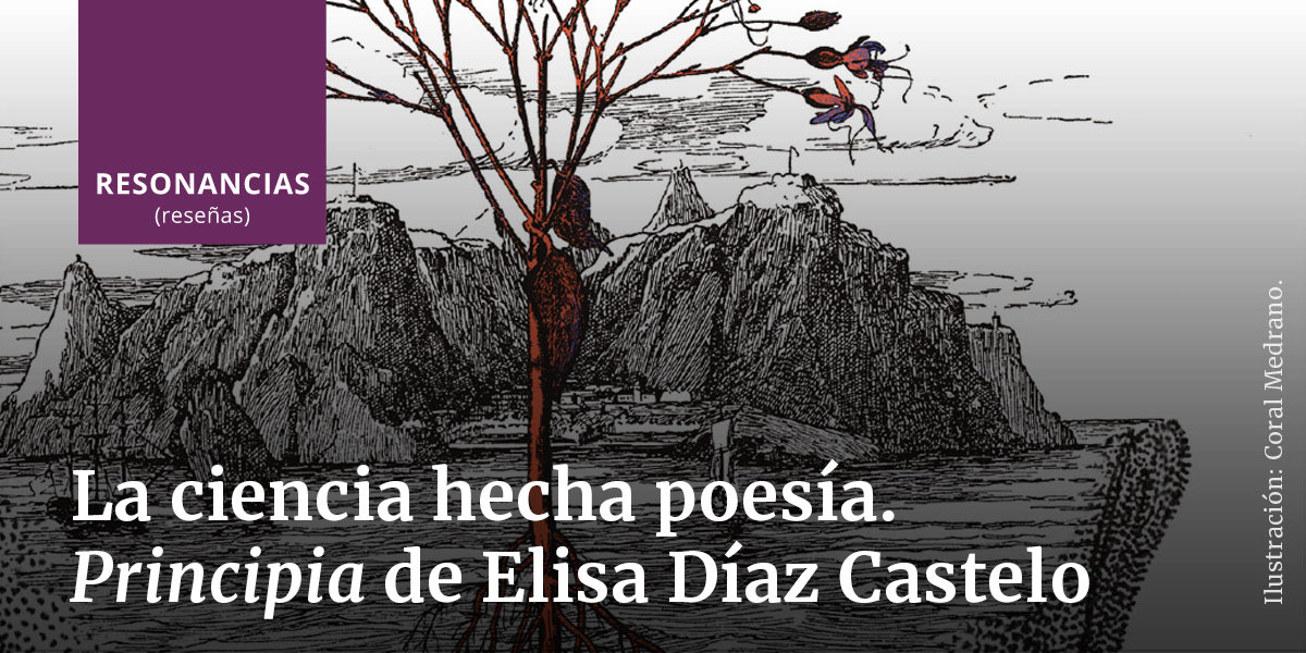 revistafiguras's tweet photo. RESONANCIAS. En su libro «Principia», la poeta mexicana Eliza Díaz Castelo mezcla el lenguaje poético con el científico, lo que resulta en un interesante experimento lingüístico y metafórico.

Disponible en: https://t.co/7yCtip5JgP https://t.co/uS05HHMTuS