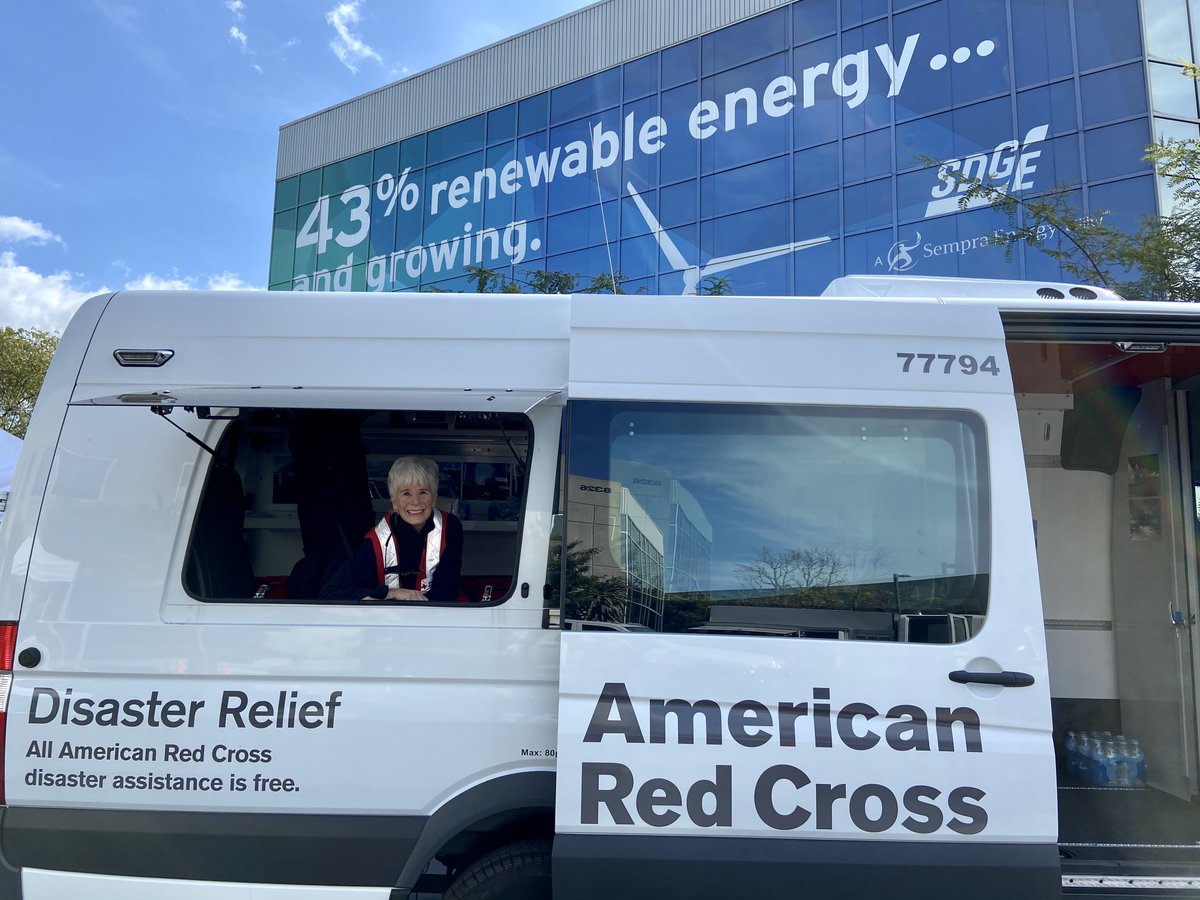 SoCal_RedCross's tweet photo. During #RedCrossMonth and all year long, we are grateful for the partnership of @SDGE in helping us prepare San Diegans for emergencies through our Prepare San Diego initiative. For more information, visit https://t.co/jc9WeIDXaP! #PrepareSD https://t.co/5hyyihWdHb