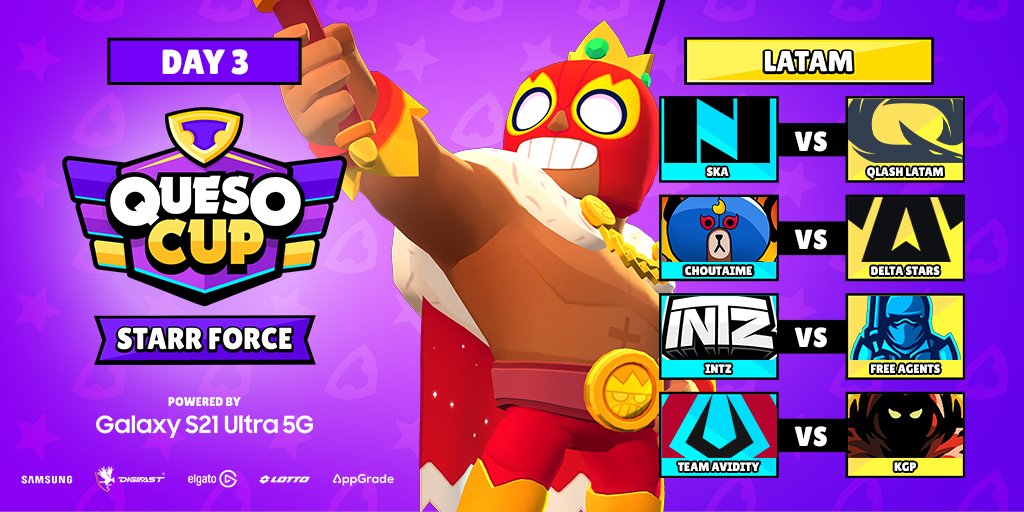 Começoooou mais um dia de #QuesoCup LATAM! 

Estamos AO VIVAÇO torcendo para os BRs! 🇧🇷🔥

📺 twitch.tv/brunoclash
🎙️ "Mitos da Narração" <a href="/brunoclash_/">BrunoClash 🎙</a> e <a href="/Rebolagamer/">Rebola</a> 

@Shortkingsbs 🆚 <a href="/TeamQLASH/">not QLASH</a> 
<a href="/Choutaime/">Choutaime - F/A</a> 🆚 <a href="/DeltaStarsGG/">Delta Stars</a>
<a href="/INTZ/">INTZ</a> 🆚@FreeAgents_br
<a href="/GGAvidity/">Avidity Esports</a> 🆚 #KGP